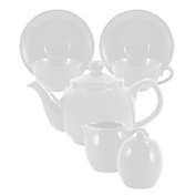 Amsterdam Tea Set - 2 Cup - White by Online Stores