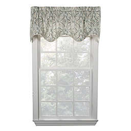 Ellis Curtain Blissfullness High Quality Room Darkening Solid Natural Color Lined Scallop Window Valance - 50x15