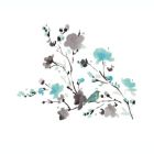 Alternate image 1 for Roommates Decor Blossom WaterColor Bird Branch Wall Decals