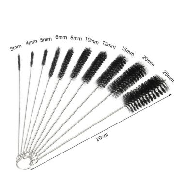 Stock Preferred Nylon Straw Cleaner Brush Cleaning Bottle 10 Pcs. View a larger version of this product image.