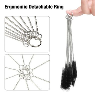 Stock Preferred Nylon Straw Cleaner Brush Cleaning Bottle 10 Pcs. View a larger version of this product image.