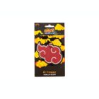 Alternate image 0 for Naruto Akatsuki Red Rain Cloud Symbol Hanging Car Air Freshener   Features A Double-Sided Print Of The Menacing Red Cloud Symbol   Vanilla Scented