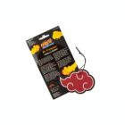 Alternate image 3 for Naruto Akatsuki Red Rain Cloud Symbol Hanging Car Air Freshener   Features A Double-Sided Print Of The Menacing Red Cloud Symbol   Vanilla Scented