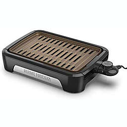 George Foreman - Smokeless Electric Grill 90 Square Inch In Black