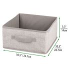 Alternate image 2 for mDesign Fabric Modular Closet Organizer Box for Cube Units, 8 Pack