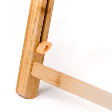 Aleratec Natural Bamboo Tablet Laptop Up To 15" Cooling Stand With Fan Table. View a larger version of this product image.