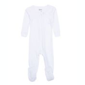 Leveret Kids Footed Cotton Pajama Solid (6 to 24 Month Sizes)