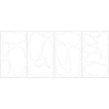 Roommates Decor Sticker White Clouds Wall Decals. View a larger version of this product image.