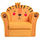 Alternate image 0 for Costway Kids Armrest Lion Upholstered Sofa