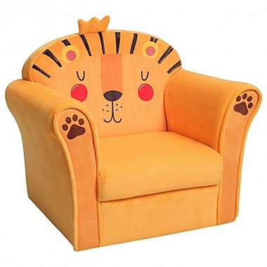 Costway Kids Armrest Lion Upholstered Sofa. View a larger version of this product image.