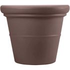 Alternate image 0 for The HC Companies (#TEA20000E21) Terrazzo Round Pot Planter, Chocolate 20"