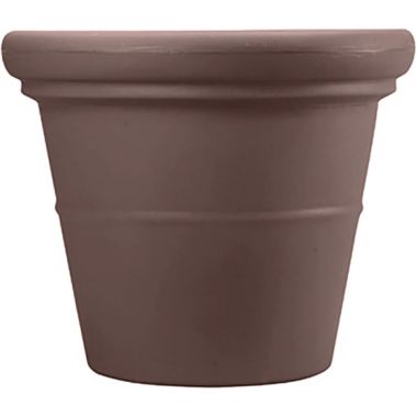 The HC Companies (#TEA20000E21) Terrazzo Round Pot Planter, Chocolate 20". View a larger version of this product image.
