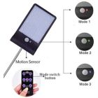 Alternate image 1 for Discount Trends 48 LED Solar Powered Motion Activated Outdoor Security Light W/Mounting Pole