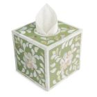 Alternate image 0 for GAURI KOHLI Jodhpur Mother of Pearl Tissue Box Cover - Olive
