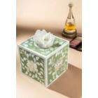Alternate image 1 for GAURI KOHLI Jodhpur Mother of Pearl Tissue Box Cover - Olive