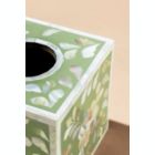 Alternate image 3 for GAURI KOHLI Jodhpur Mother of Pearl Tissue Box Cover - Olive