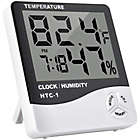 Alternate image 0 for Kitcheniva Digital LCD Hygrometer Temperature Humidity Meter Alarm Clock