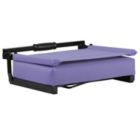 Alternate image 2 for Emma and Oliver Set of 2 500 lb. Rated Lightweight Stadium Chair with Ultra-Padded Seat, Purple