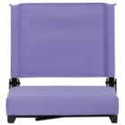 Alternate image 3 for Emma and Oliver Set of 2 500 lb. Rated Lightweight Stadium Chair with Ultra-Padded Seat, Purple