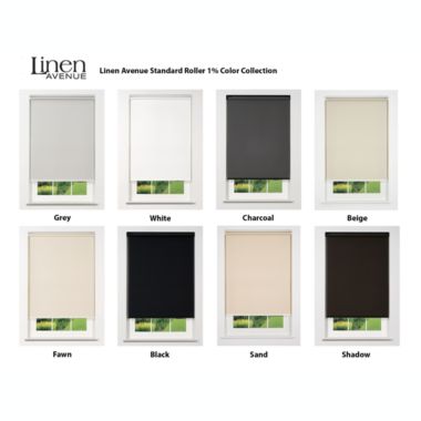 Linen Avenue Cordless 1% Solar Screen Standard Roller Shade Fawn 22 W x 66 H. View a larger version of this product image.