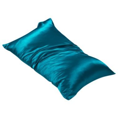 PiccoCasa 19 Momme Silk Envelope Closure Pillow Covers in Home, 100% Natural Pure Silk Pillowcase, King(20"X36") Peacock Blue 1 Piece. View a larger version of this product image.