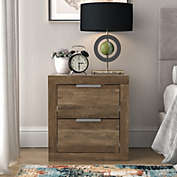 GALANO Furniture Harlowin 2-Drawer Bedside Table Cabinet Nightstand w/Drawers Storage (20.3 in. × 16.3 in. × 18.9 in.)