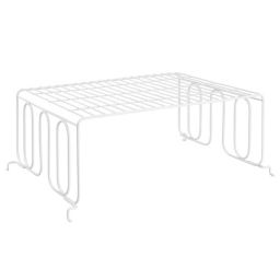 mDesign Versatile Metal Wire Closet Shelf Divider and Separator, 2 Pack