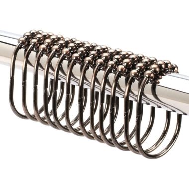 2 LB Depot Wide Shower Curtain Rings/Hooks Set. View a larger version of this product image.