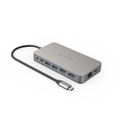 Hyper - HyperDrive Dual 4K HDMI 10-in-1 USB-C Hub (HDM1H)