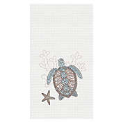 C&F Home Turtle Embroidered Waffle Weave Kitchen Towel Decor Decoration