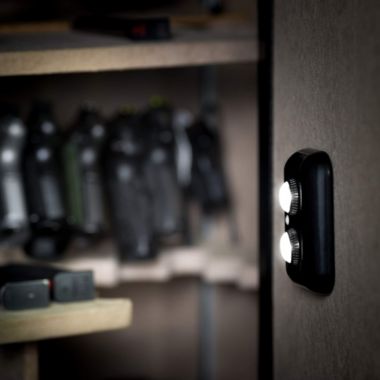 2-Pack of Safe Lights with PIR Motion Sensor Light Activation - Two Light Units with Adjustable and Rotatable LED Lens for Directional Lighting Inside Your Safe, Cabinet, or Locker. View a larger version of this product image.