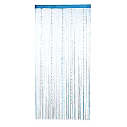 PiccoCasa Polyester Home Linen Sheer Curtains, Dew Drop Beaded Chain String Curtain Panel Partition Divider 78