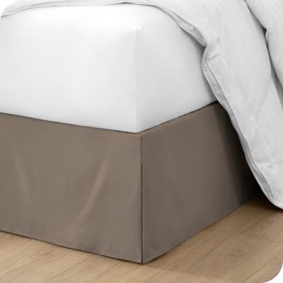 polycotton Kingsize 5' x 6'6" box pleat base valance under the mattress 