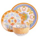 Alternate image 2 for Laurie Gates Tierra Mosaic 12 Piece Round Stoneware Dinnerware Set in Assorted Designs