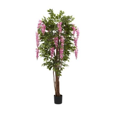 Nearly Natural 6&#39; Wisteria Silk Tree. View a larger version of this product image.
