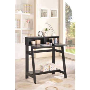 Furinno Simplistic A Frame Computer Desk, Espresso. View a larger version of this product image.