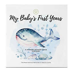 KeaBabies First 5 Years Baby Memory Book Journal, 90 Pages Hardcover Keepsake Milestone Baby Book (SeaWorld)