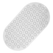 Sussexhome Oval Foot Massage Removable Bathtub Mat with Suction Cups and Drain Holes, BPA and Latex Free