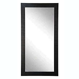 BrandtWorks Scratched Black Floor Mirror 32 x 66
