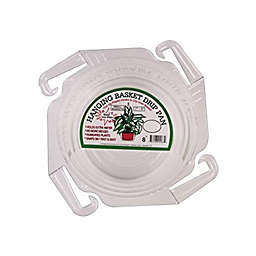 Curtis Wagner Plastics HB-8050 Hanging Basket Drip Pan, 8-Inch, Clear (1 Count)