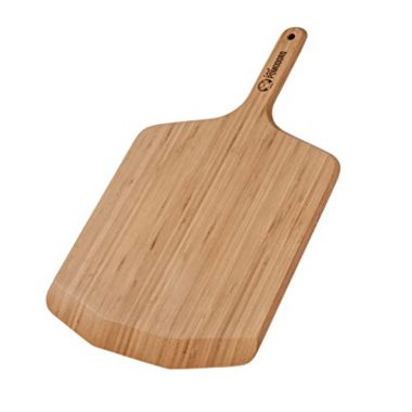 Chef Pomodoro 12-inch Bamboo Pizza Peel, Lightweight Wooden Pizza Paddle and Serving Board for Baking Homemade Pizza and Bread, Pizza Spatula Gourmet Luxury. View a larger version of this product image.