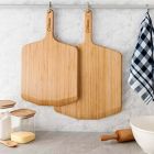 Alternate image 1 for Chef Pomodoro 12-inch Bamboo Pizza Peel, Lightweight Wooden Pizza Paddle and Serving Board for Baking Homemade Pizza and Bread, Pizza Spatula Gourmet Luxury