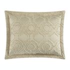 Alternate image 3 for Chic Home Jane Comforter Set Clip Jacquard Geometric Quatrefoil Pattern Design Bedding - Decorative Pillows Shams Included - 5 Piece - King 104x90", Beige