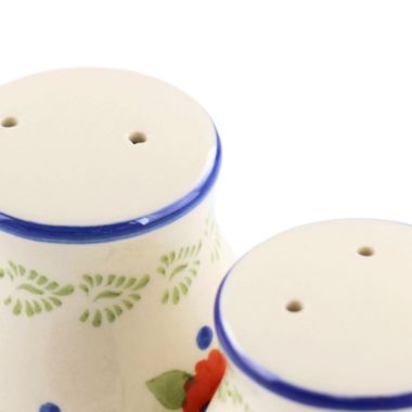 3.5 inch 2 Piece Stoneware Salt and Pepper Shaker Set. View a larger version of this product image.