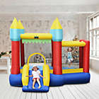 Alternate image 3 for Gymax Inflatable Bounce House Slide Jumping Castle Ball Pit Tunnels Without Blower