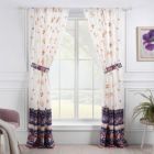 Alternate image 3 for Greenland Home Fashions Marsha Window Panel Pair - 42x84", Blue