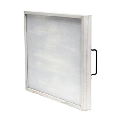 Elegant Designs Decorative Wood Serving Tray with Handles, 15.50" x 12", "Farm Fresh". View a larger version of this product image.