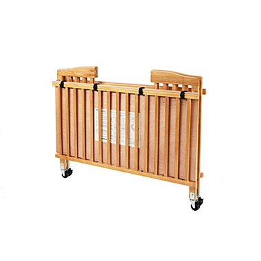 L.A. Baby The Full Size Wood Folding Crib-Natural - Natural. View a larger version of this product image.