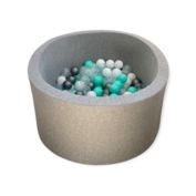 Boomboleo Foam  Ball Pit with 200 Balls  Tiffany Mood