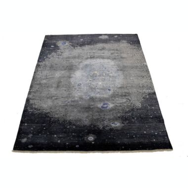 Multicolored Abstract 8X10 Modern Rug. View a larger version of this product image.